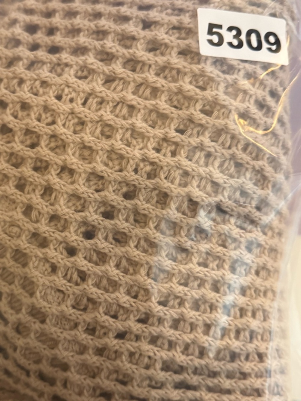 Summersalt The Fishnet Crewneck Cover-Up - Natural - Picture 6 of 6